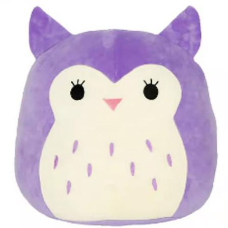 20-25 cm Squishmallow Kudde Plyschleksak LILA UGLA LILA UGLA purple owl