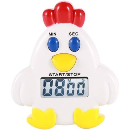 Morsom Magnetisk Kjøkkentimer, Hane (Kylling) Formet Magnetisk Kjøkkentimer - MCJ