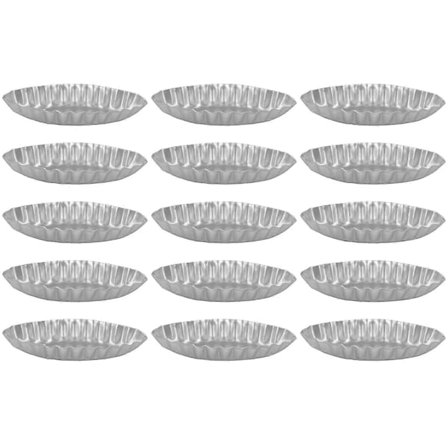 5/10/15 st Aluminium Tartform Vågig Blomkant Båt Kökstillbehör