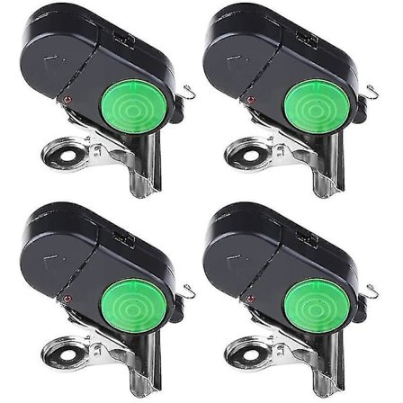 4-pakning, Fiskealarm Bitindikator Lyd Fiskealarm Vanntett Batteridrevet Klips