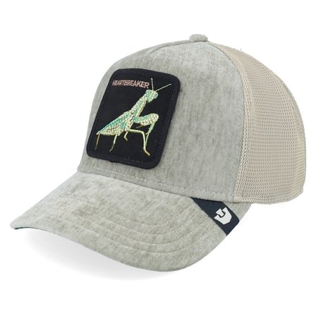 Goorin - Grey trucker Czapka Z Daszkiem - Iced Mantis Shade A-frame Trucker @ Hatstore