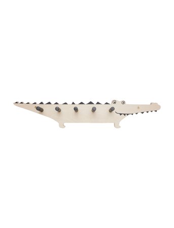 OYOY MINI Crocodile Coat Rack - Cream - 60X7.5X12CM x 60