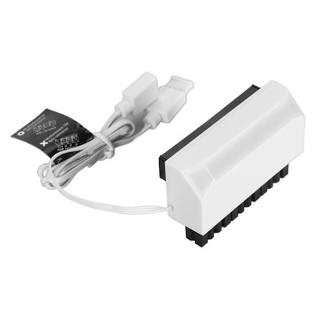 ATX 24-pin 90 graders ARGB-adapter 5V 3-pin ARGB hunn til hann strømkoblingsadapter for datamaskinens hovedkort ATX strømforsyning hvit