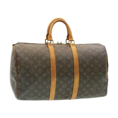 Louis Vuitton Vintage, Pre-owned Keepall 45 Bruin, Dames, Maat:ONE Size