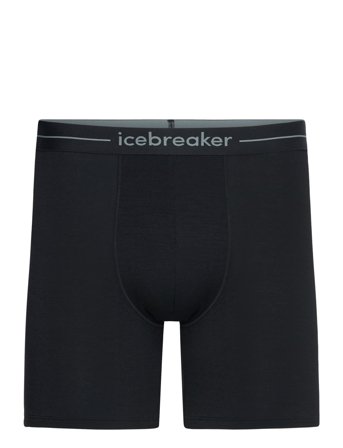 Icebreaker M Anatomica Long Boxers - Black - XXL