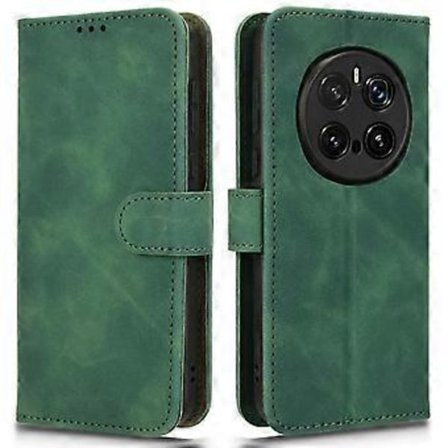 För Honor Magic7 Pro 5G Läderfodral Hudkänsla Anti-Fall Plånbok Flip Telefonfodral (Stil C)