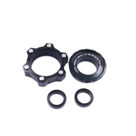 Center Lock Hub Boost Adapter, centerlock för 6-håls, Fram 15x100 till 15x110, centerlock för bromsning
