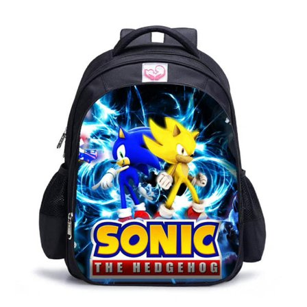 Sonic the Hedgehog Ryggsäck för Barn Tecknad Skolväska B S