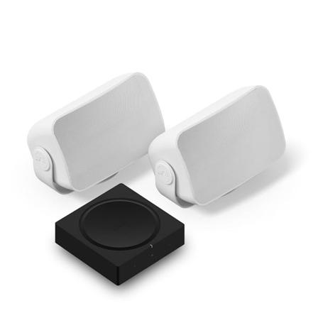 Sonos Amp + Outdoor Utendørshøyttaler -