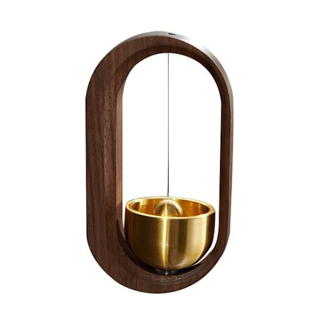 Trä Mässing Dörrklocka Magnetic Windchime