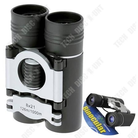 Kikkert til vandreture - TD - Zoom - Sort og hvid - Let og holdbar - Høj præcision