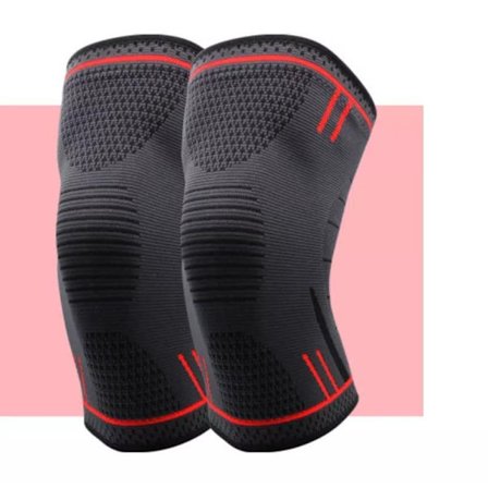 Albue- og knestøtte stabiliserende og kompresjonsgivende sport