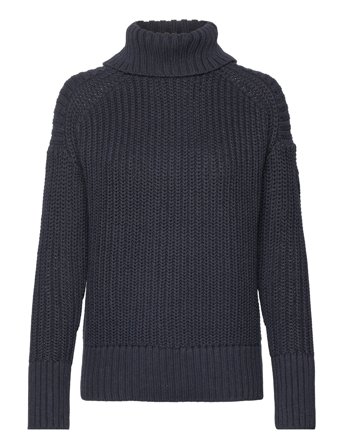 W Marina Roll Neck Knit Navy Musto