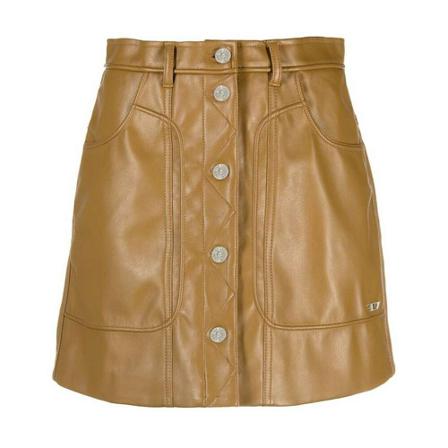 Diesel Short Roks , Bruin , Dames , Maat: W30 Korte rokken