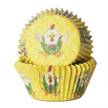 CACAS Muffinsform Påskekyllinger 50stk