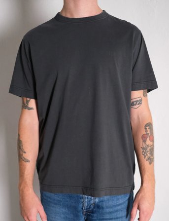 NEUW Neuw Wordmark Tee Oat - Grey - L