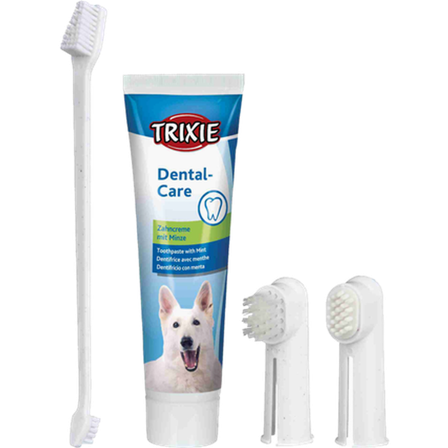 Trixie - Tannhygienesett for hunder 100 g - Hund - Hundepleie & kosttilskudd - Tannpleie - ZOO.no