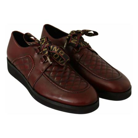 Dolce & Gabbana, Laced Shoes Czerwony, Mężczyzna, Rozmiar: 43 EU