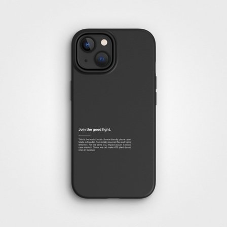 Compostable Black PLNTPRTCT Cases | Join the Good Fight, iPhone 15