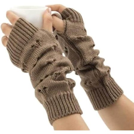 Eventyrlige retro-accessories - hæklede handsker med et slidt look