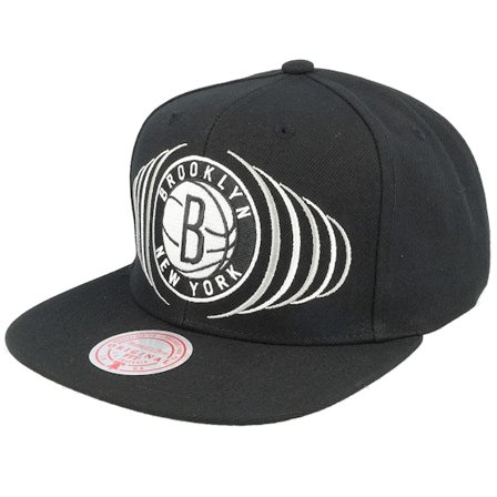 Mitchell & Ness - Negro snapback Gorra - Brooklyn Nets Team Vibes Black Snapback @ Hatstore