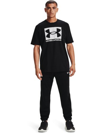 Under Armour Ua Abc Camo Boxed Logo Ss - Black - L