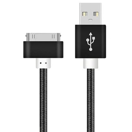 USB-kabel Snabbladdning kompatibel Apple iPhone 4 4s 3GS 3G iPad 1 2 3 iPod Nano touch 30-stifts Original Laddare Adapter Data Synk Kabel