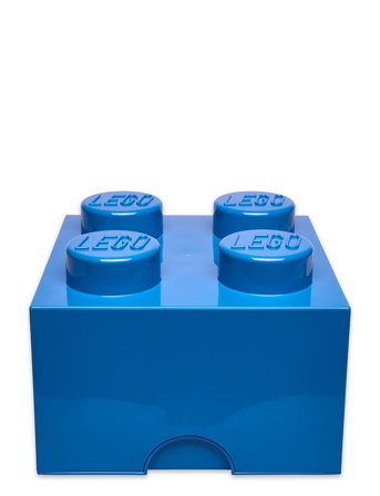 LEGO STORAGE Lego Storage Brick 4 - Blue - 25X12X18CM