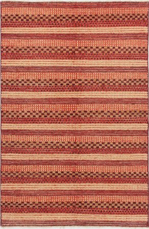 Gestreift Klein Gabbeh Modern Teppich 120X189 Wolle