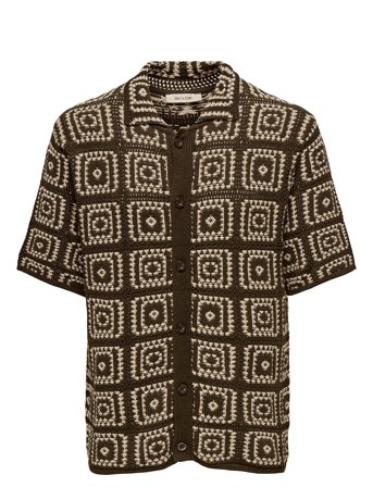 ONLY & SONS | Onsbart Rlx 5 Ss Shirt Knit Noos | L