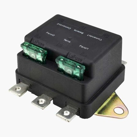 Dubbelrelä med säkring slutande 30 A