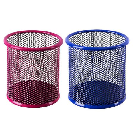 2 kpl Kynäastia Pyöreä Rautaverkko Kestävä Kynäjärjestäjä Kynäteline Kynäastia Kynäkupit