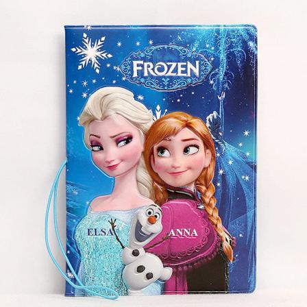 Disney Tegnefilm PU Pascover Frozen Elsa Mickey Winnie Tegnefilm Print Piger Drenge ID Kort Holder Rejsebillet Pas Etui Disney Frozen 01