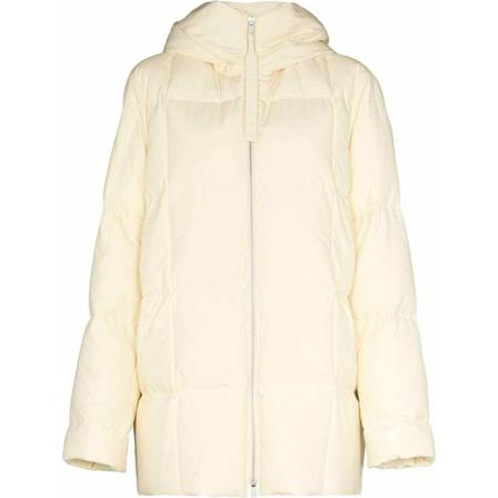 Jil Sander Frakke Hvid, Dame Parka