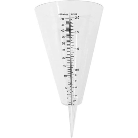 Regnmåler Kegle Jord Regnmåler Regnmålingskop Brugt