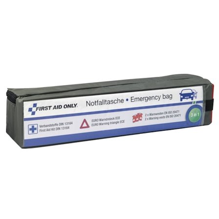 FIRST AID ONLY 3-i-1 Nödpaket för bil DIN 13164