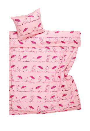 Arabia Mumin bäddset 150x210 Underbar GOTS Sovrum Rosa CM