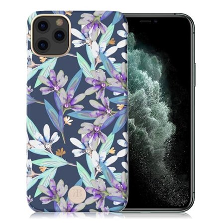 Kingxbar iPhone 11 Pro Max Blossom Swarovski Case - Tulppaani
