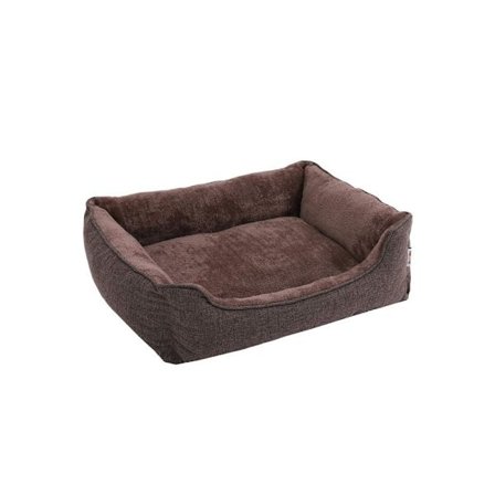 Rootz Vaskbar Hundeseng - Vendbar pude - Fantastisk hyggelig - Dyrevenlige materialer - Soveplads - Hundesofa - Oxford stof-polypropylen fyld - Brun -