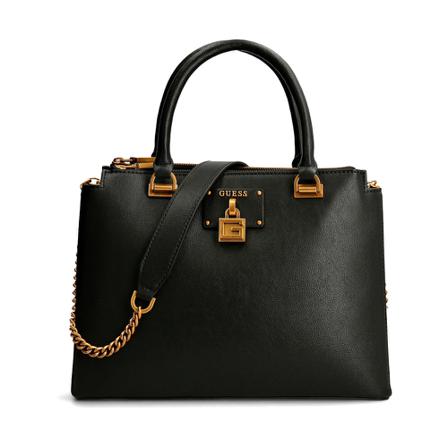 Guess, Centre Stage Bag Zwart, Dames, Maat:ONE Size,voering
