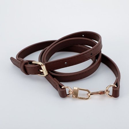 Skinnveske-rem Håndvesker-rem MØRKEBRUN