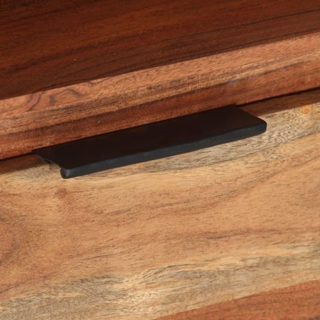 vidaXL TV-bänk 110x30x40 cm massivt akaciaträ