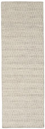 Kilim Long Stitch Rug - Beige Modern Runner Beige (Wool, India)