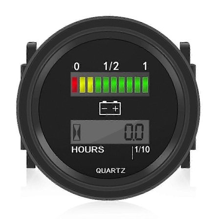 12V/24V/36V/48V/72V LED Digitaalinen Akun Tilailmaisin Tuntimittarilla
