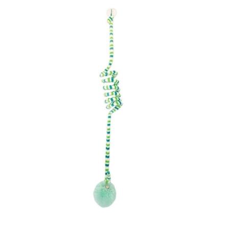 2 kpl Scratch Rope Cat Stick Interaktiivinen kissan ripustuslelu VIHREÄ Green