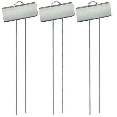 25 pakker med metall plantetiketter, hageblomst potteplant skilt, vanntett plantesymbol