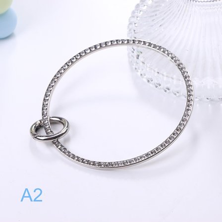 Rund metall handväska handtag ram för väska handtag ersättning Pu