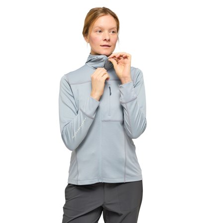 Haglöfs L.I.M Mid Multi Hood Women Concrete - - XXL