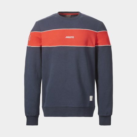 Jersey náutico Musto 64 Crew Sweat, Navy, hombre, Small