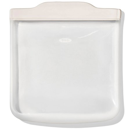 OXO Genanvendelig silikonepose 0,7 liter - TransparentHvid | KitchenOne